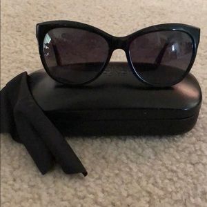 Black, coach sunglasses.